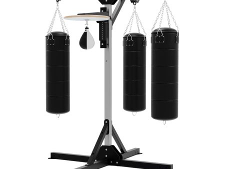 JORDAN  Ultimate 4 station boxing frame - 3 bag arms and speedball platform (punchbags not included) Cheap