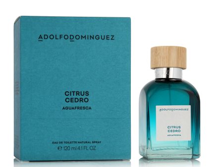 Profumo Uomo Adolfo Dominguez EDT Agua Fresca Citrus Cedro 120 ml For Sale