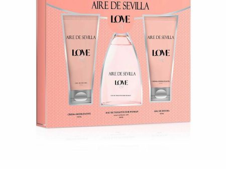 Cofanetto Profumo Donna Aire Sevilla Love (3 pcs) For Discount