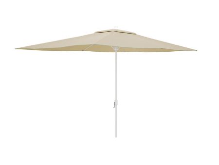 Marbueno Ombrellone Acciaio 6 stecche D200x300 cm Poliestere Beige Giardino, Piscina e Terrazza 10192 Sale