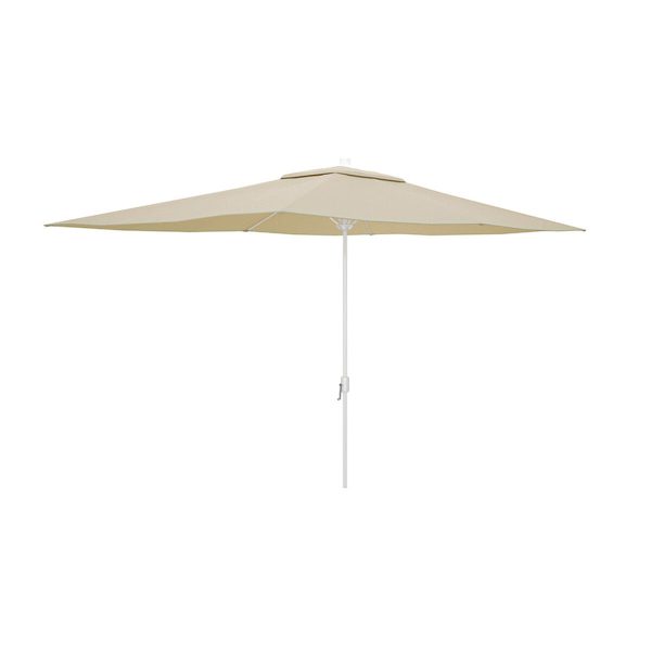 Marbueno Ombrellone Acciaio 6 stecche D200x300 cm Poliestere Beige Giardino, Piscina e Terrazza 10192 Sale