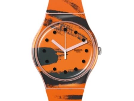 Orologio Uomo Swatch SUOZ362 Arancio For Discount