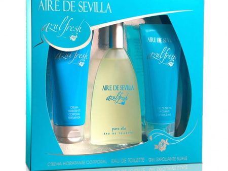 Cofanetto Profumo Unisex Aire de Sevilla Azul Fresh Aire Sevilla 13584 3 Pezzi (3 pcs) For Cheap