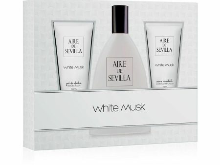 Cofanetto Profumo Donna Aire Sevilla White Musk EDT 3 Pezzi Cheap