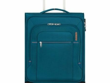 Bagaglio a Mano American Tourister Crosstrack Spinner Azzurro 40 L 55 x 40 x 20 cm For Sale